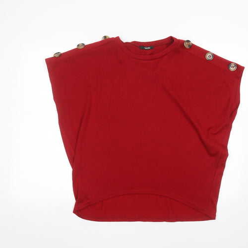 Quiz Womens Red   Basic T-Shirt Size S