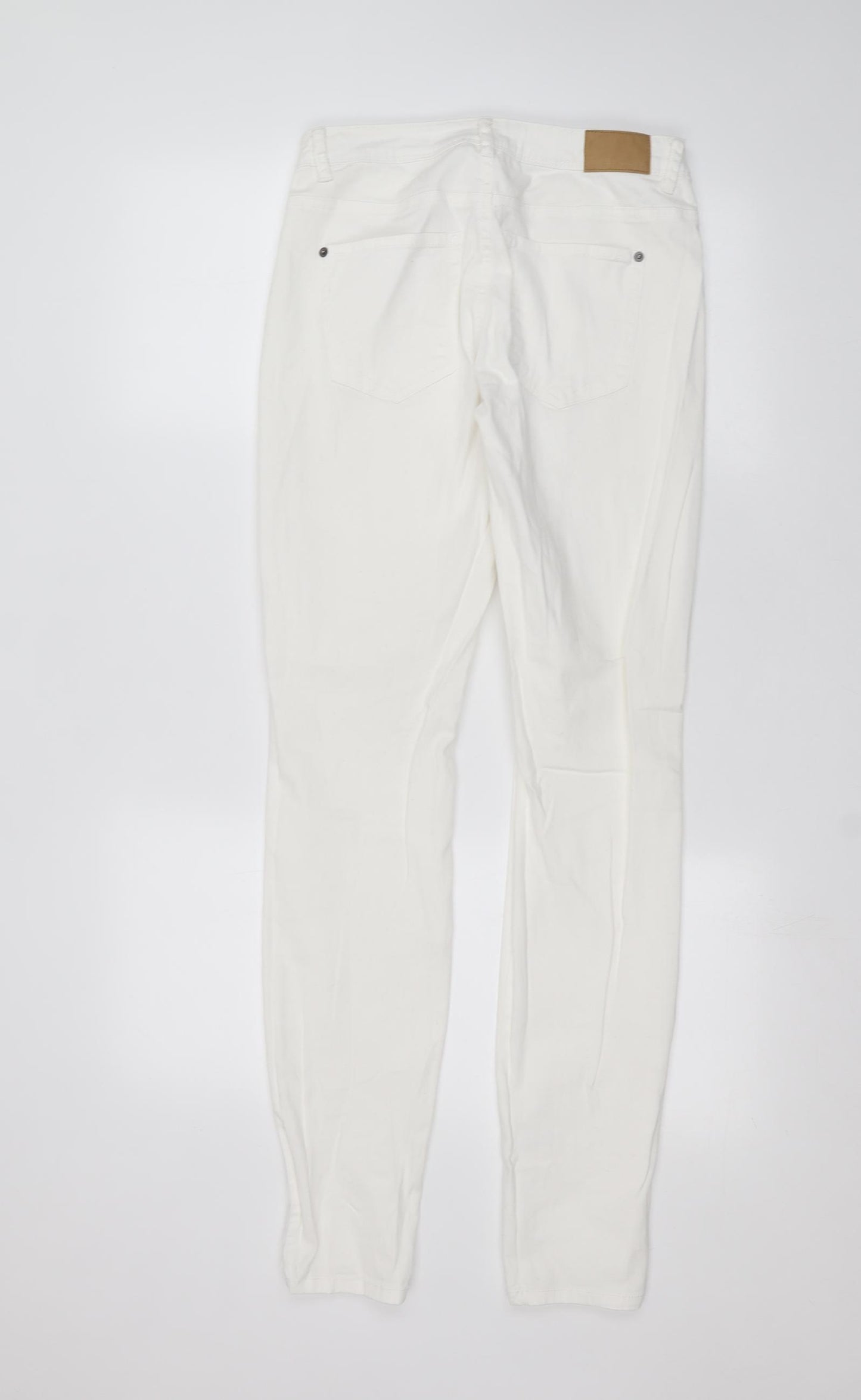 Jacqueline De Yong Womens White   Skinny Jeans Size M L32 in