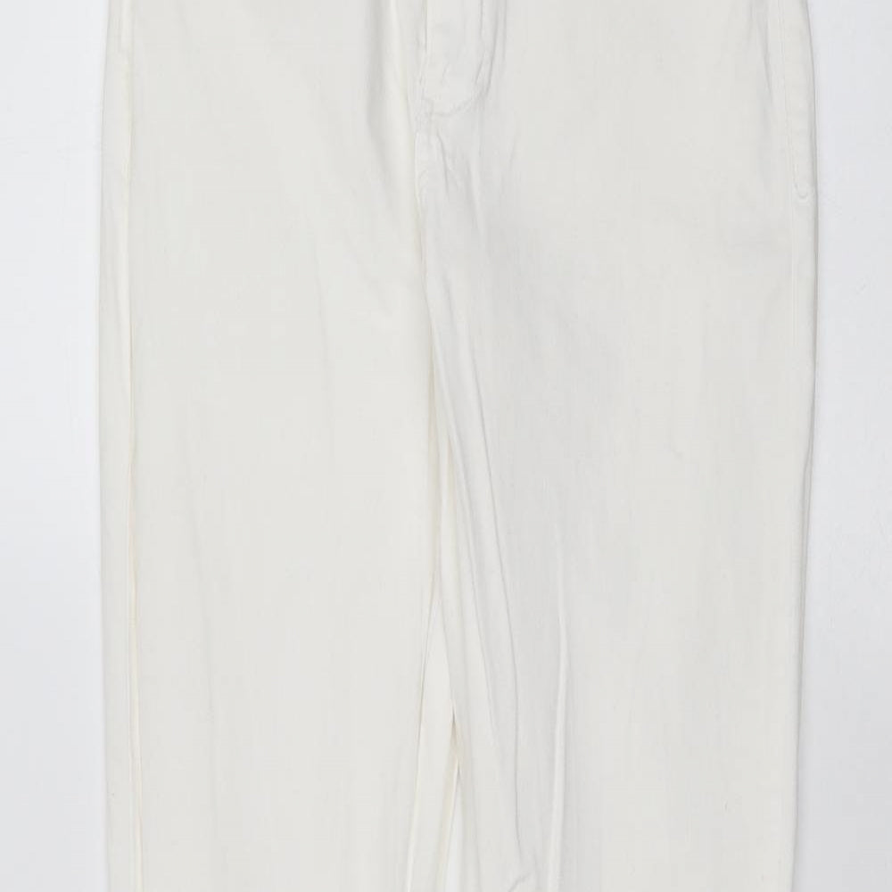 Jacqueline De Yong Womens White   Skinny Jeans Size M L32 in