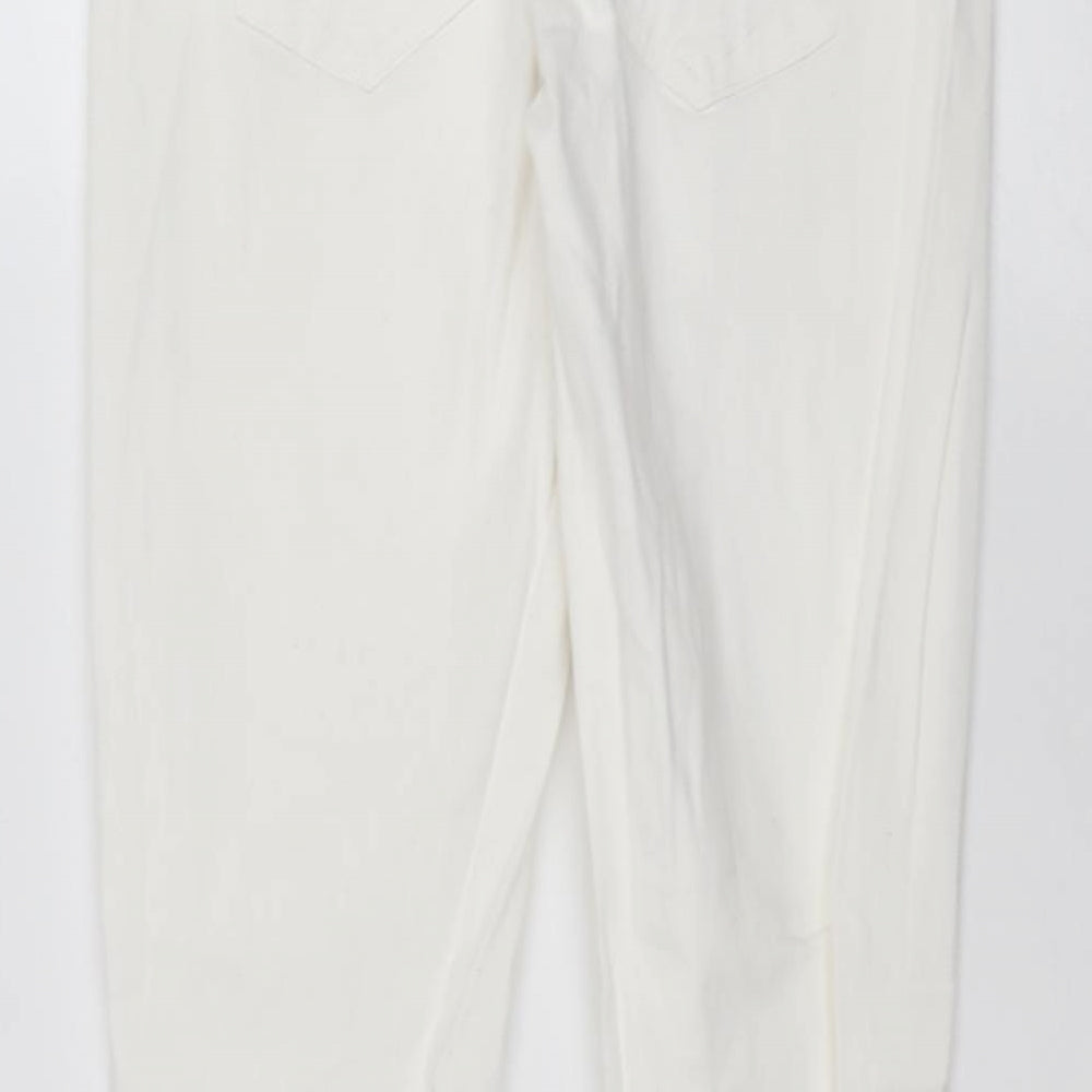 Jacqueline De Yong Womens White   Skinny Jeans Size M L32 in