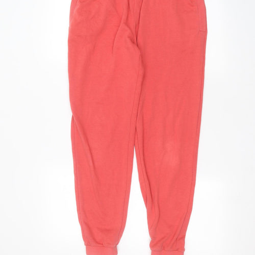 Cotton Traders Womens Orange   Sweatpants Trousers Size 10 L26 in