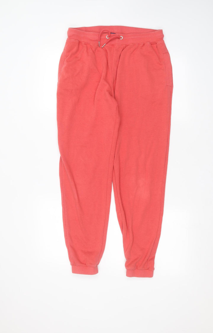 Cotton Traders Womens Orange Sweatpants Trousers Size 10 L26 in