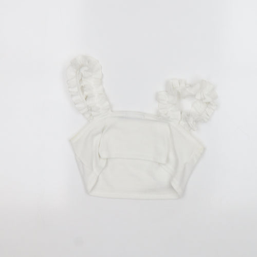Boohoo Womens White   Basic T-Shirt Size 12
