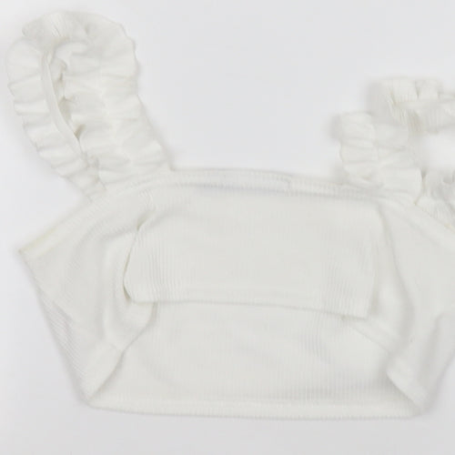 Boohoo Womens White   Basic T-Shirt Size 12