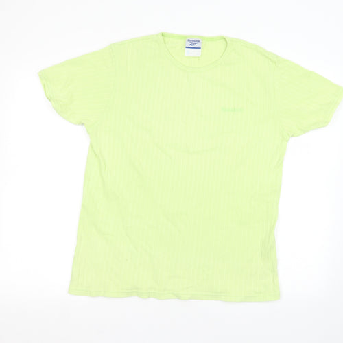 Reebok Mens Green    T-Shirt Size L