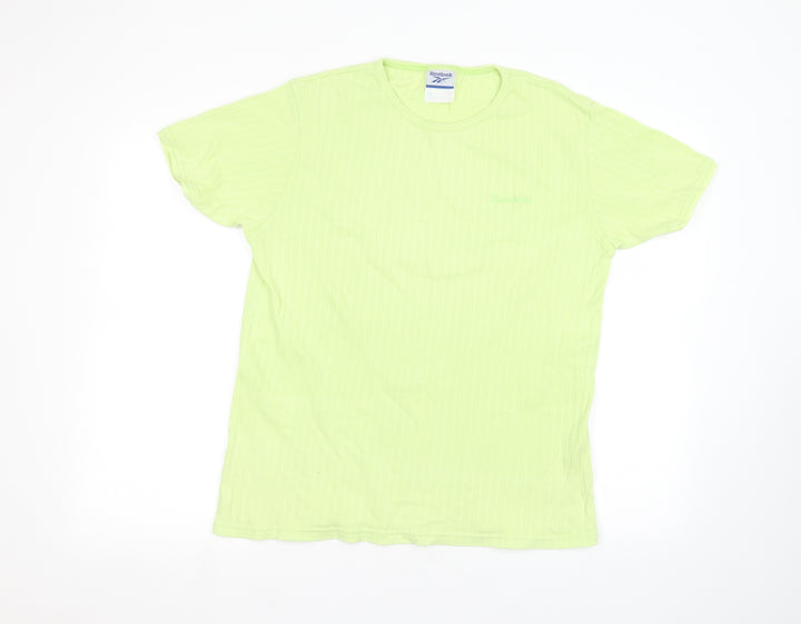Reebok Mens Green T-Shirt Size L