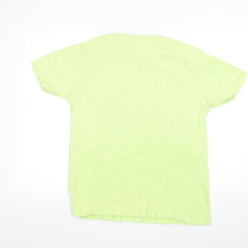 Reebok Mens Green    T-Shirt Size L