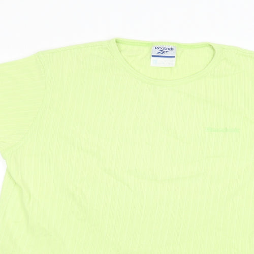 Reebok Mens Green    T-Shirt Size L