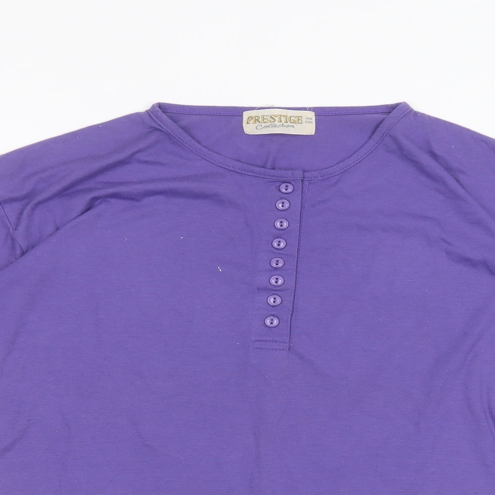 Prestige Womens Purple   Basic T-Shirt One Size