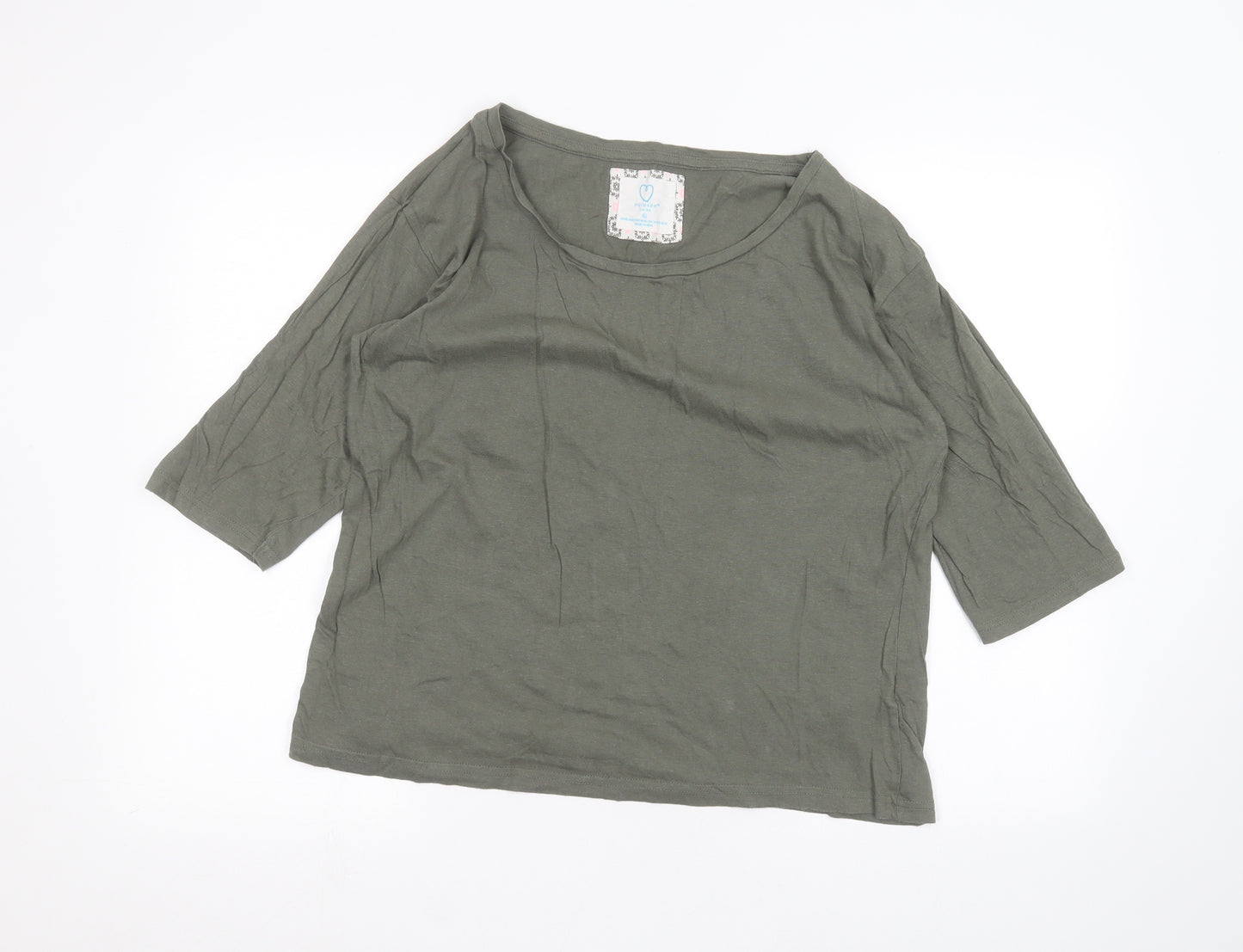 Primark Womens Green   Basic T-Shirt Size XL
