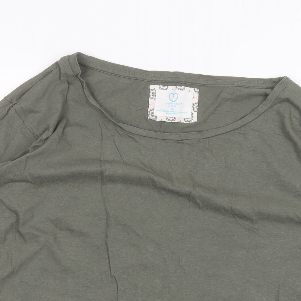 Primark Womens Green   Basic T-Shirt Size XL