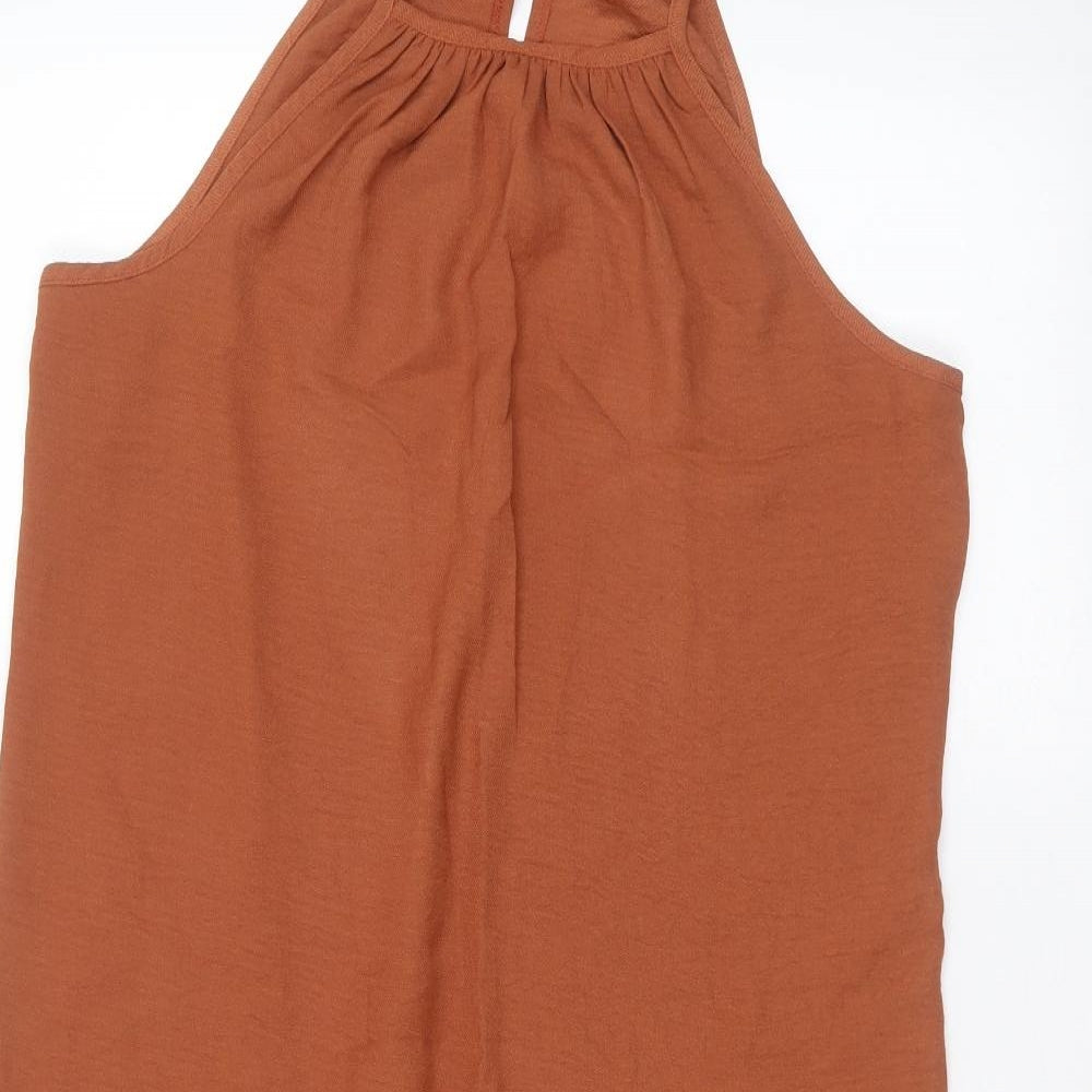 Primark Womens Brown   Basic T-Shirt Size 14