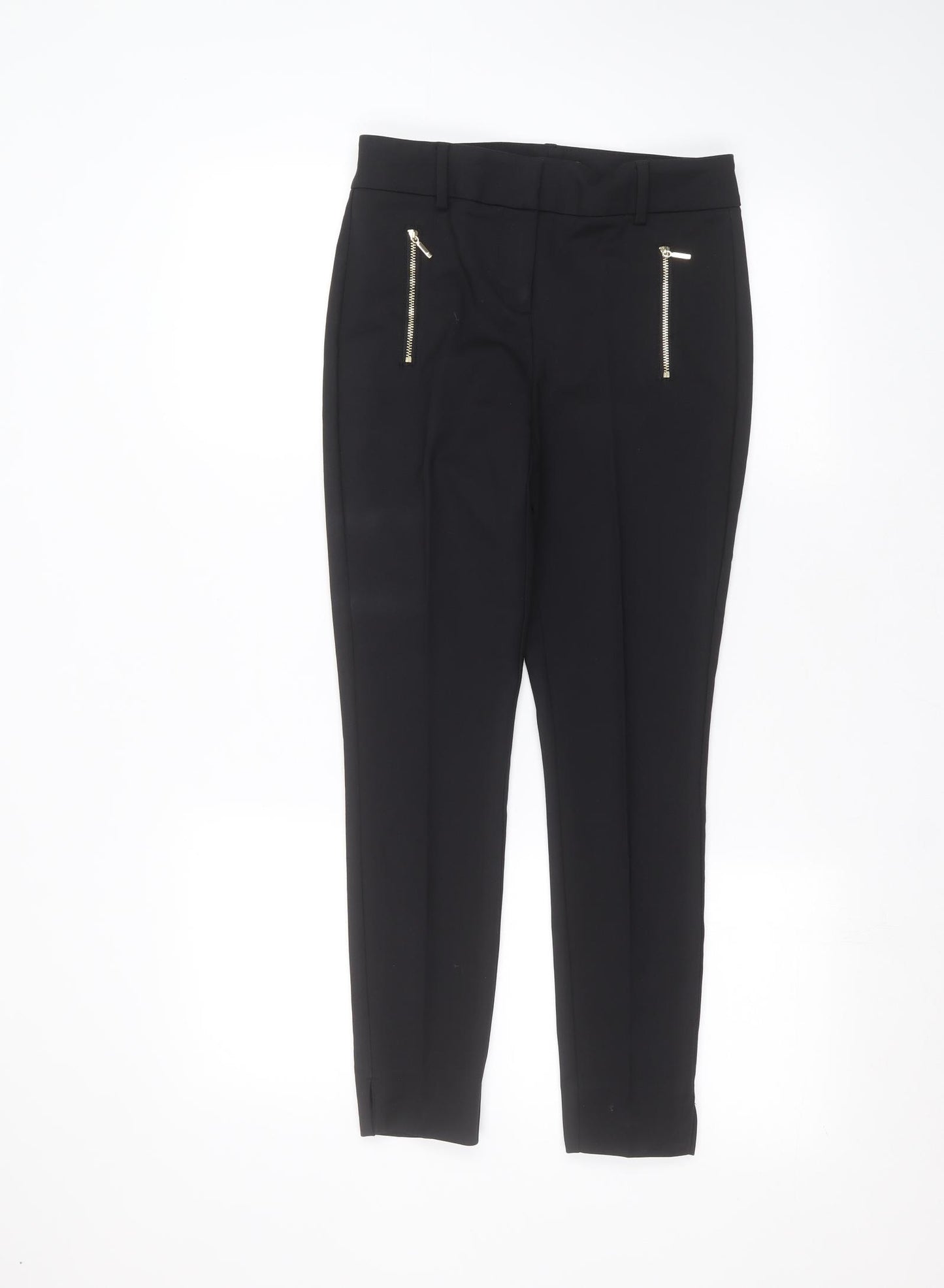 NEXT Womens Black   Trousers  Size 6 L24 in