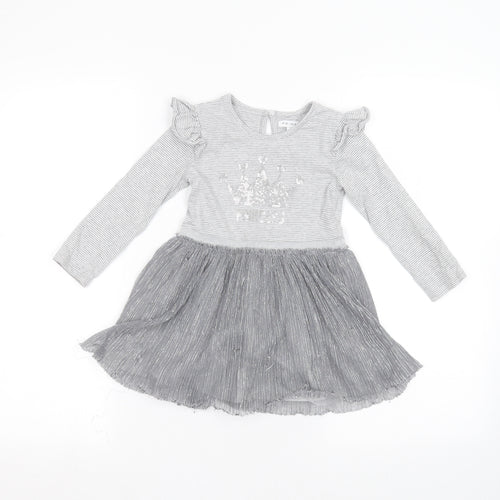 Primark Girls Grey   A-Line  Size 24 Months