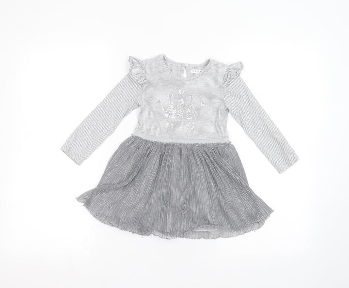 Primark Girls Grey   A-Line  Size 24 Months
