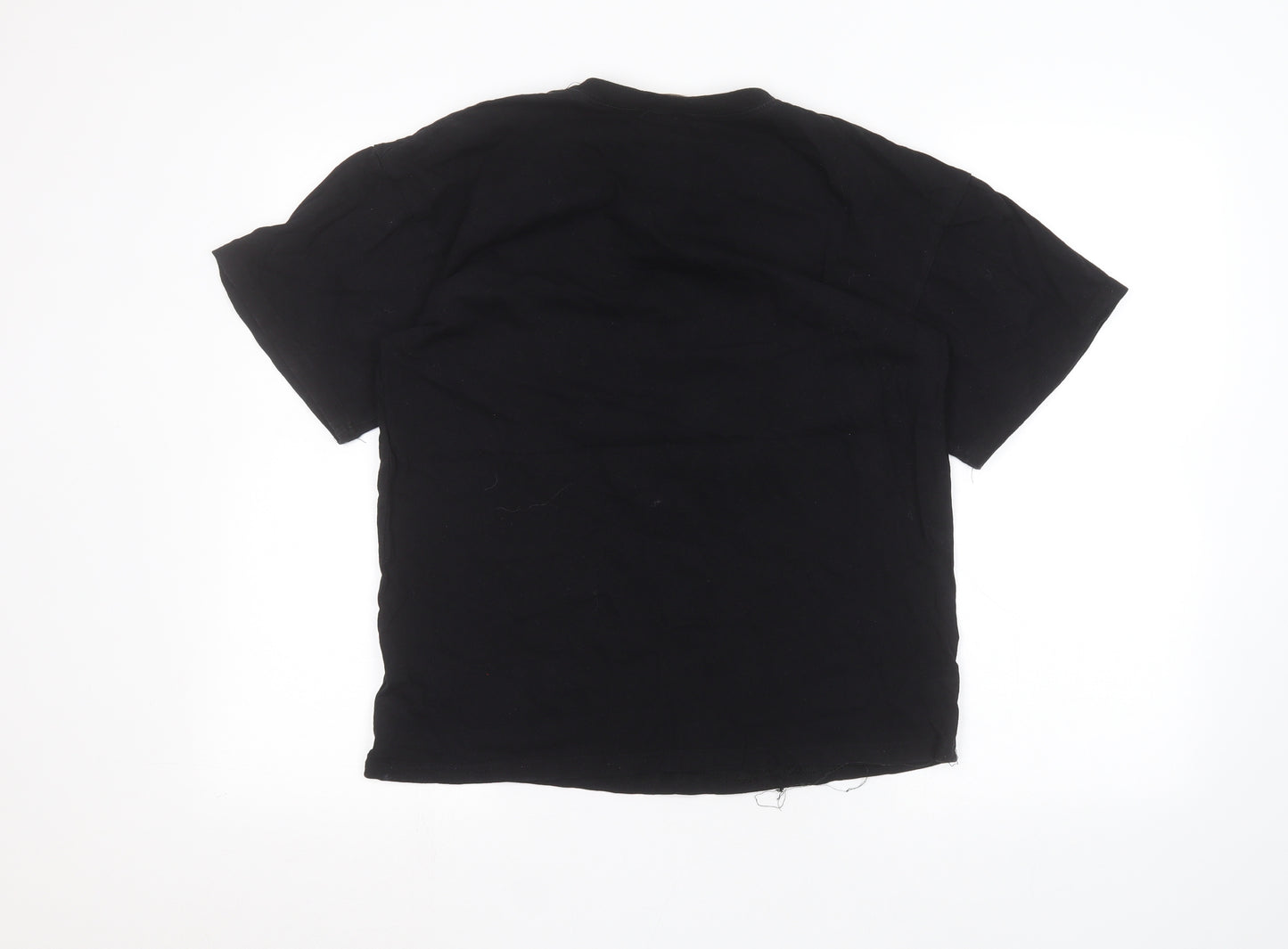 Deux two Womens Black   Basic T-Shirt Size S