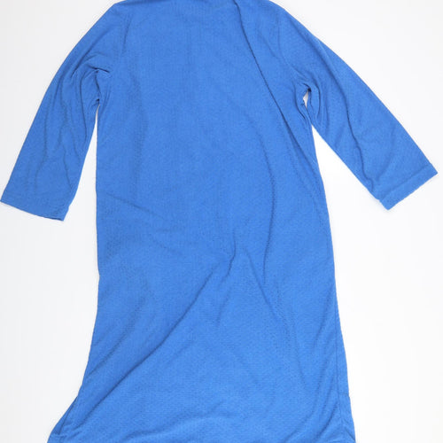 Preworn Womens Blue Solid   Dress Size 12