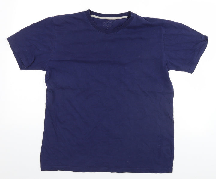 Essential Mens Blue T-Shirt Size M