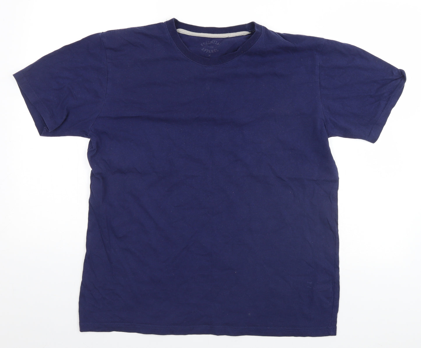 Essential Mens Blue    T-Shirt Size M