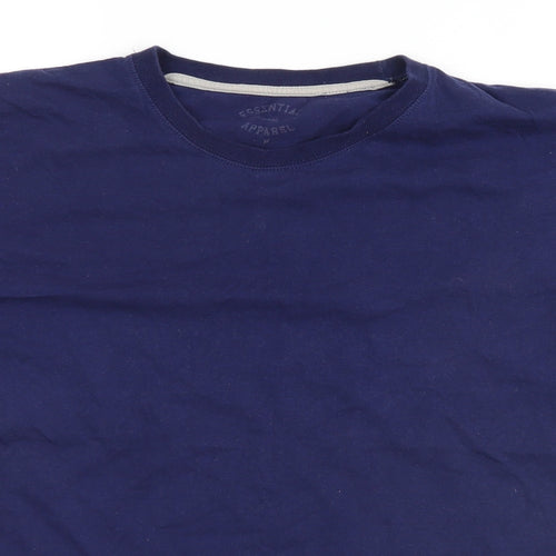 Essential Mens Blue    T-Shirt Size M