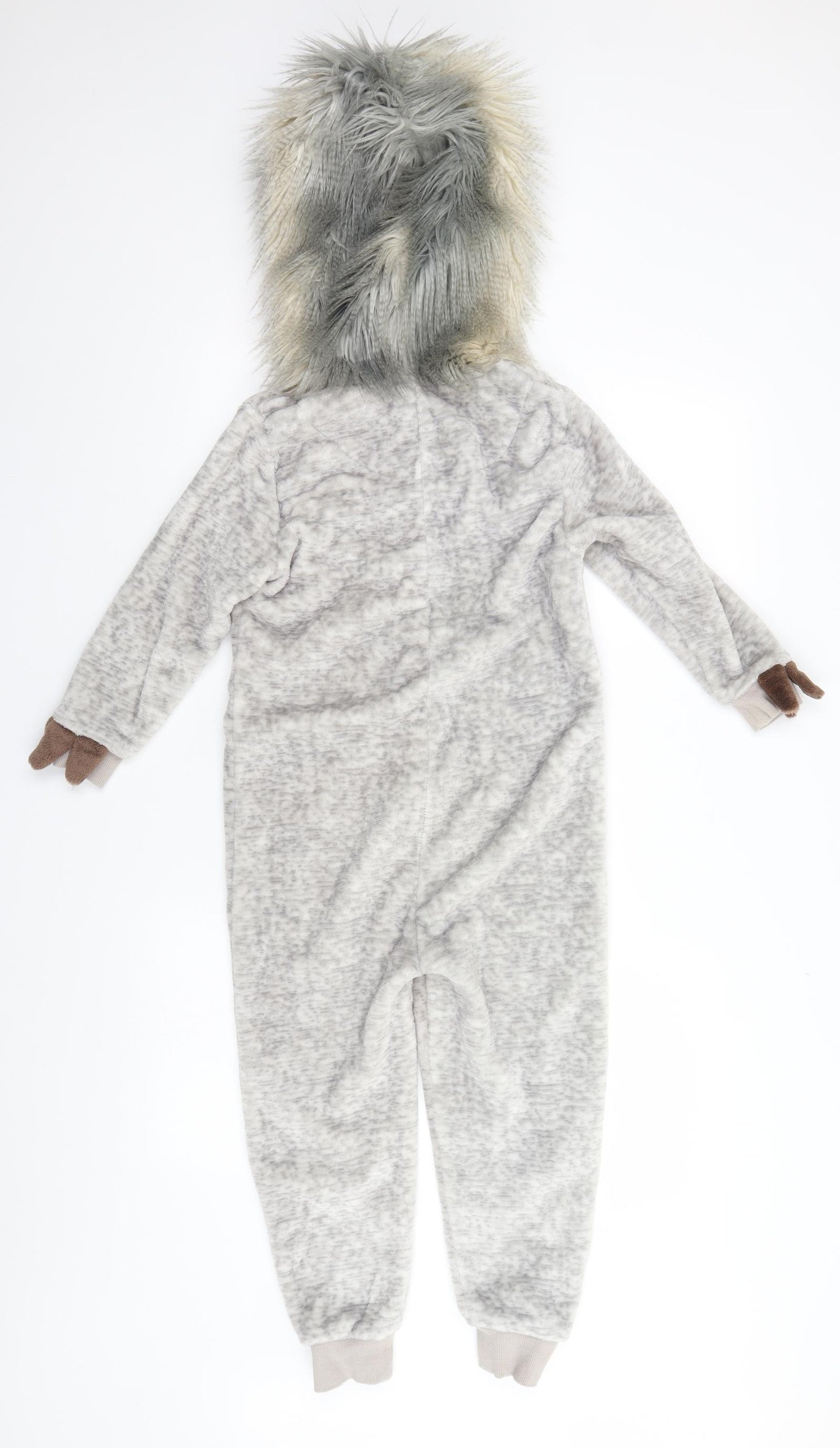 NEXT Girls Grey Solid   One Piece Size 7 Years  - Sloth, Onesie