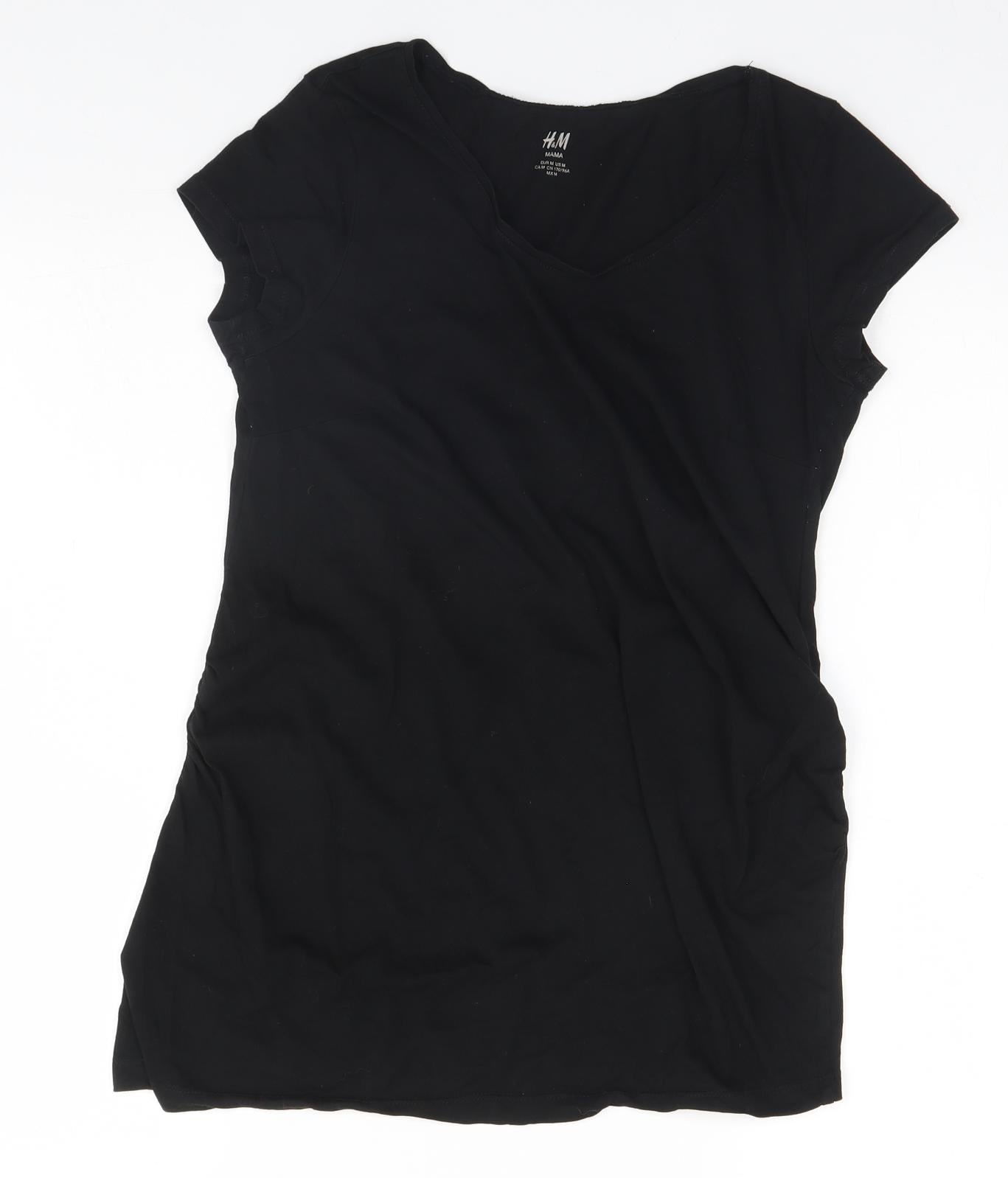 H&M Womens Black   Basic T-Shirt Size M