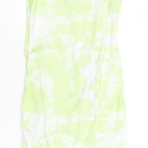 PRETTYLITTLETHING Womens Yellow   Pencil Dress  Size 8
