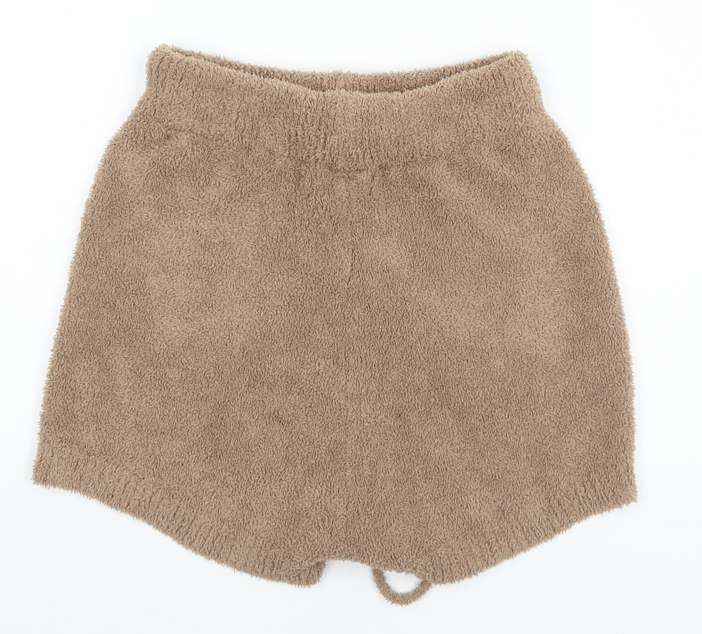 PRETTYLITTLETHING Womens Brown   Sweat Shorts Size S