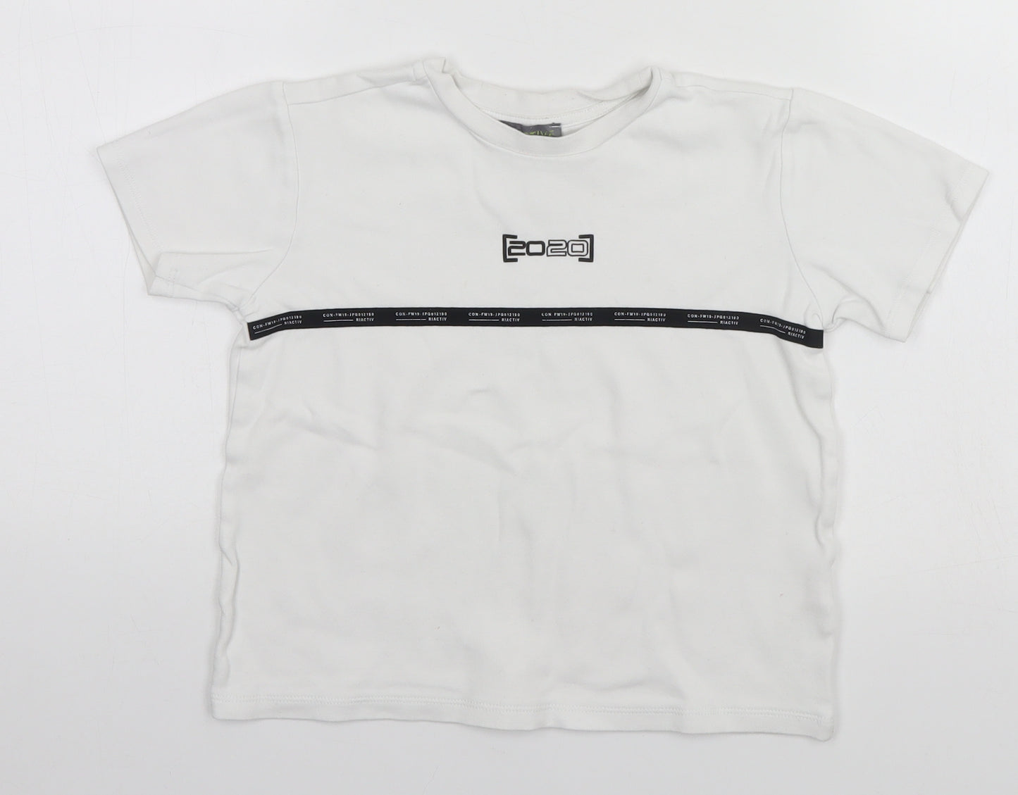 River Island Girls White   Basic T-Shirt Size 7-8 Years  - [2020]