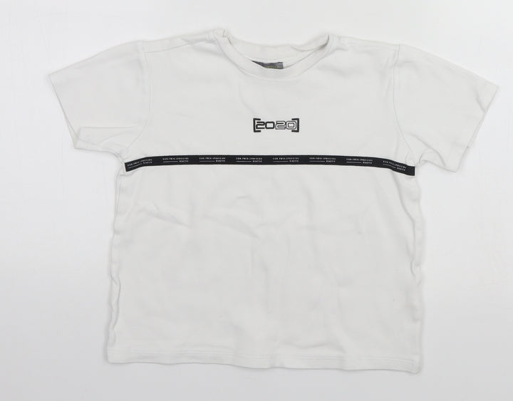 River Island Girls White   Basic T-Shirt Size 7-8 Years  - [2020]