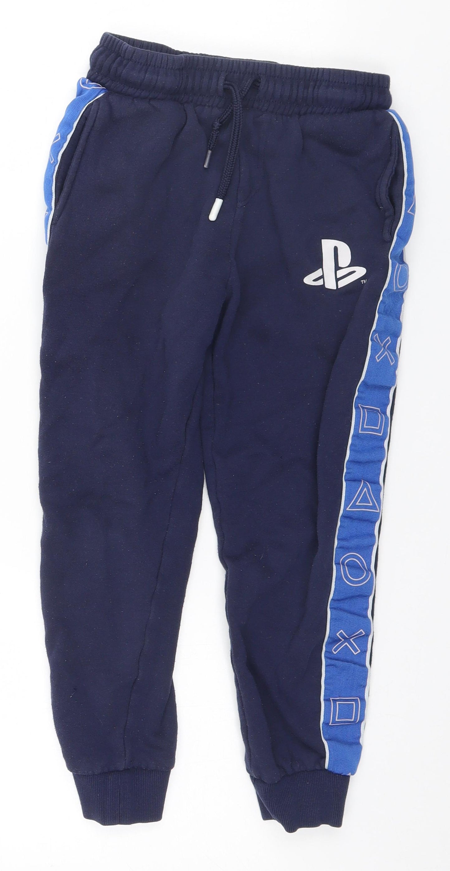 PlayStation Boys Blue   Sweatpants Trousers Size 8-9 Years