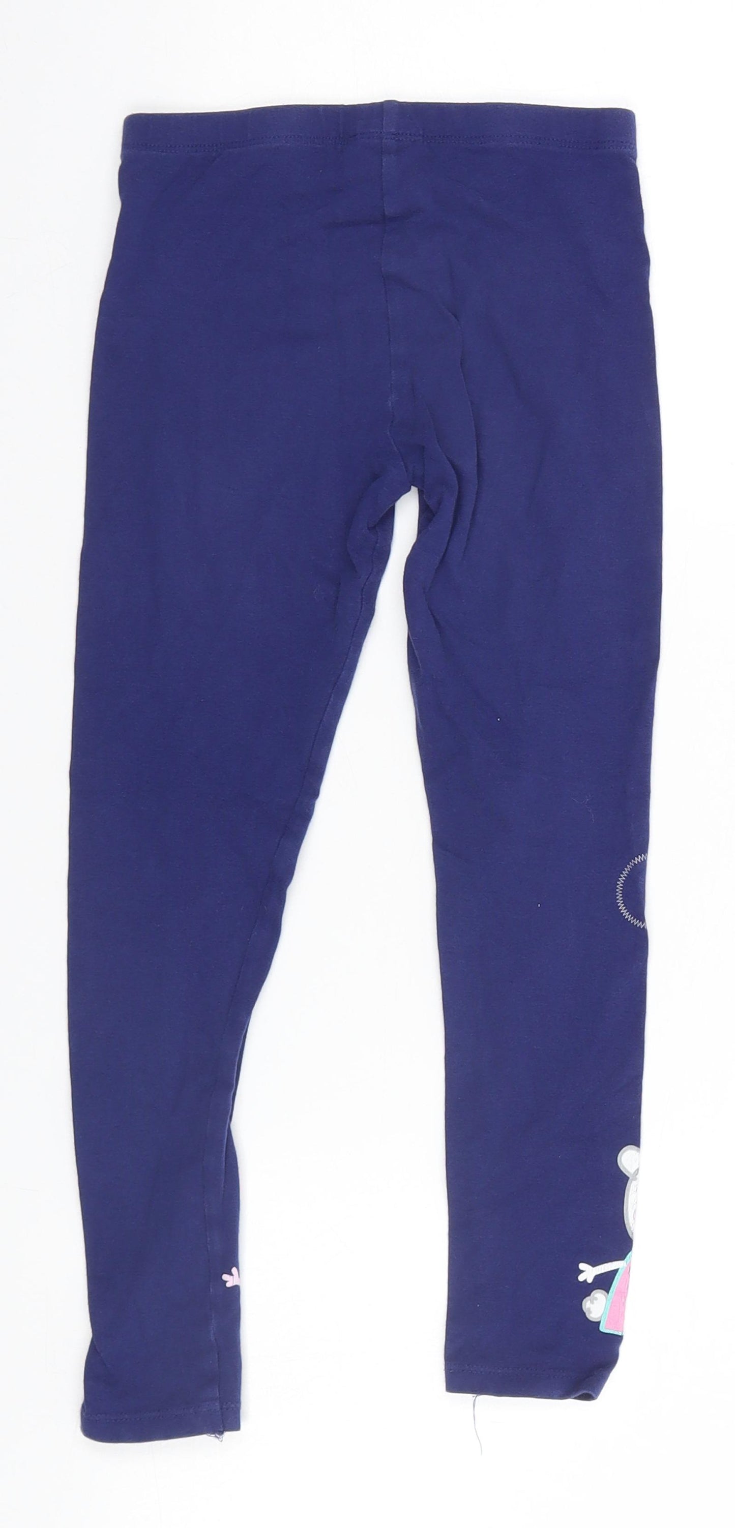 Peppa Pig Girls Blue   Sweatpants Trousers Size 6-7 Years