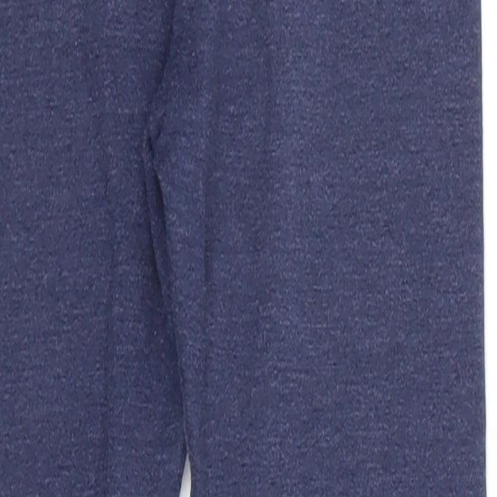 Marks and Spencer Girls Blue   Sweatpants Trousers Size 4-5 Years - Dinosaur, Rainbow