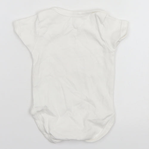 Preworn Baby White   Leotard One-Piece Size 0-3 Months  - 50% Mummy 50% Daddy 100% Perfect