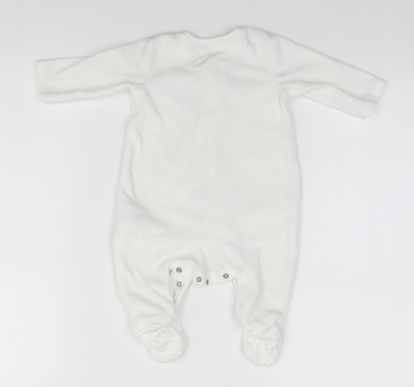 Mothercare Baby White   Babygrow One-Piece Size 0-3 Months