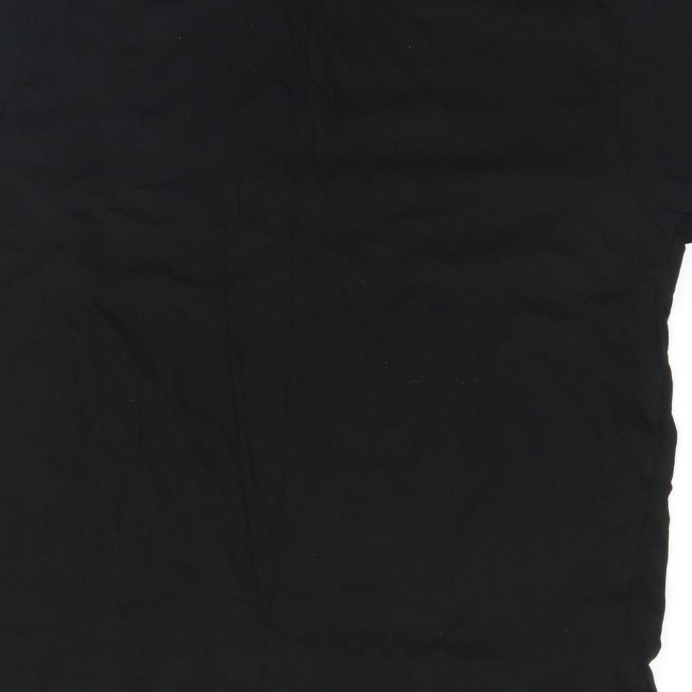 Brave Soul Mens Black    T-Shirt Size XL