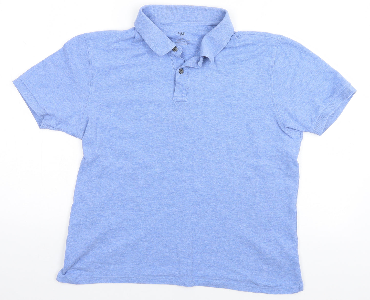 Marks and Spencer Mens Blue    Polo Size M