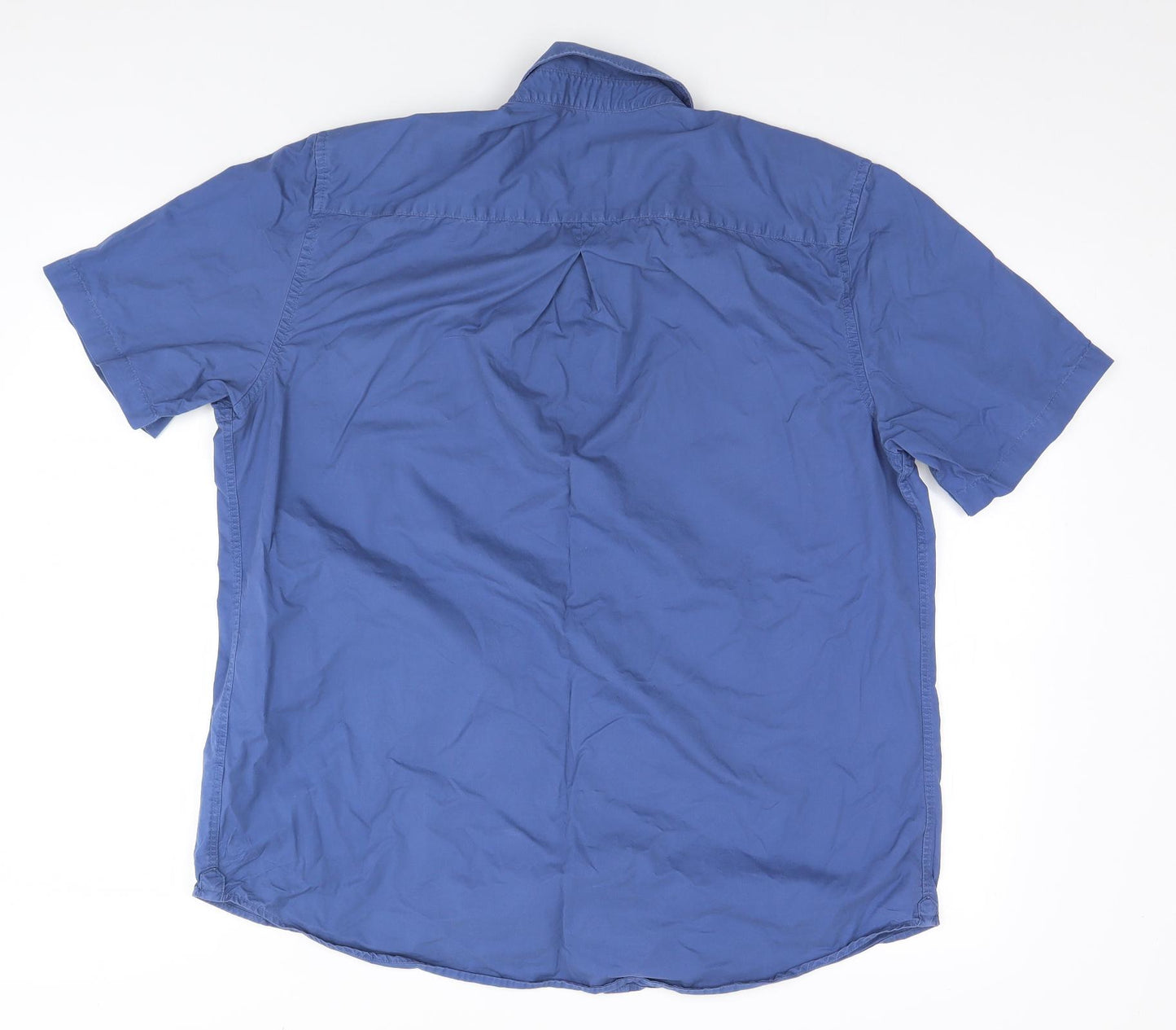 River Island Mens Blue    Button-Up Size L