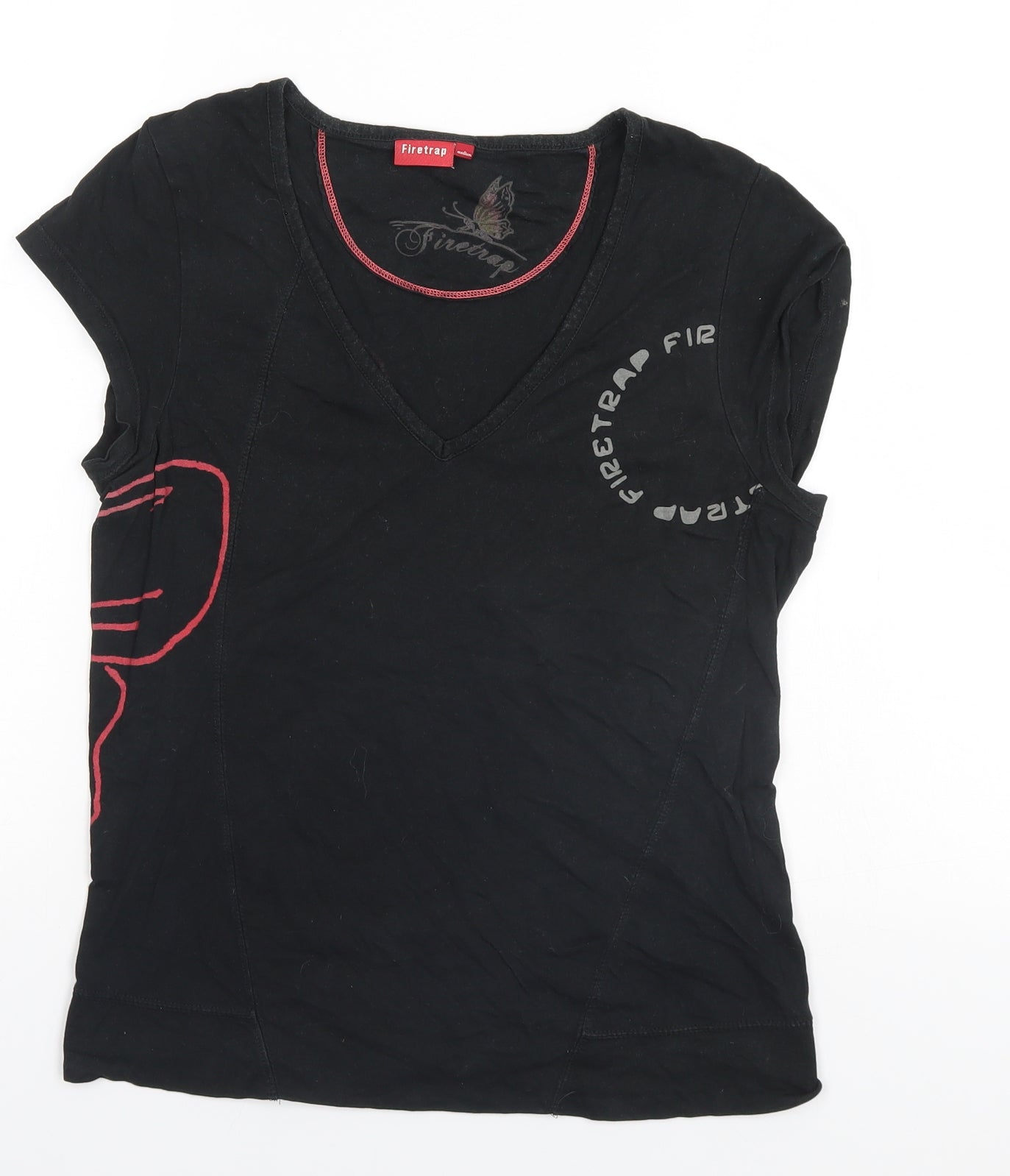 Firetrap Womens Brown   Basic T-Shirt Size M