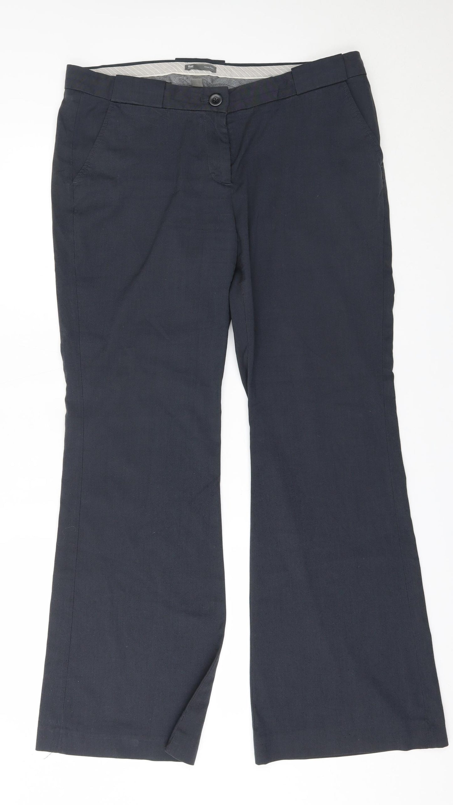 Gap Womens Grey   Bloomer Trousers Size 14 L30 in - fitted flare