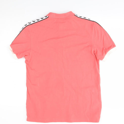 Fred Perry Mens Pink   Basic Polo Size M  - Stripe design