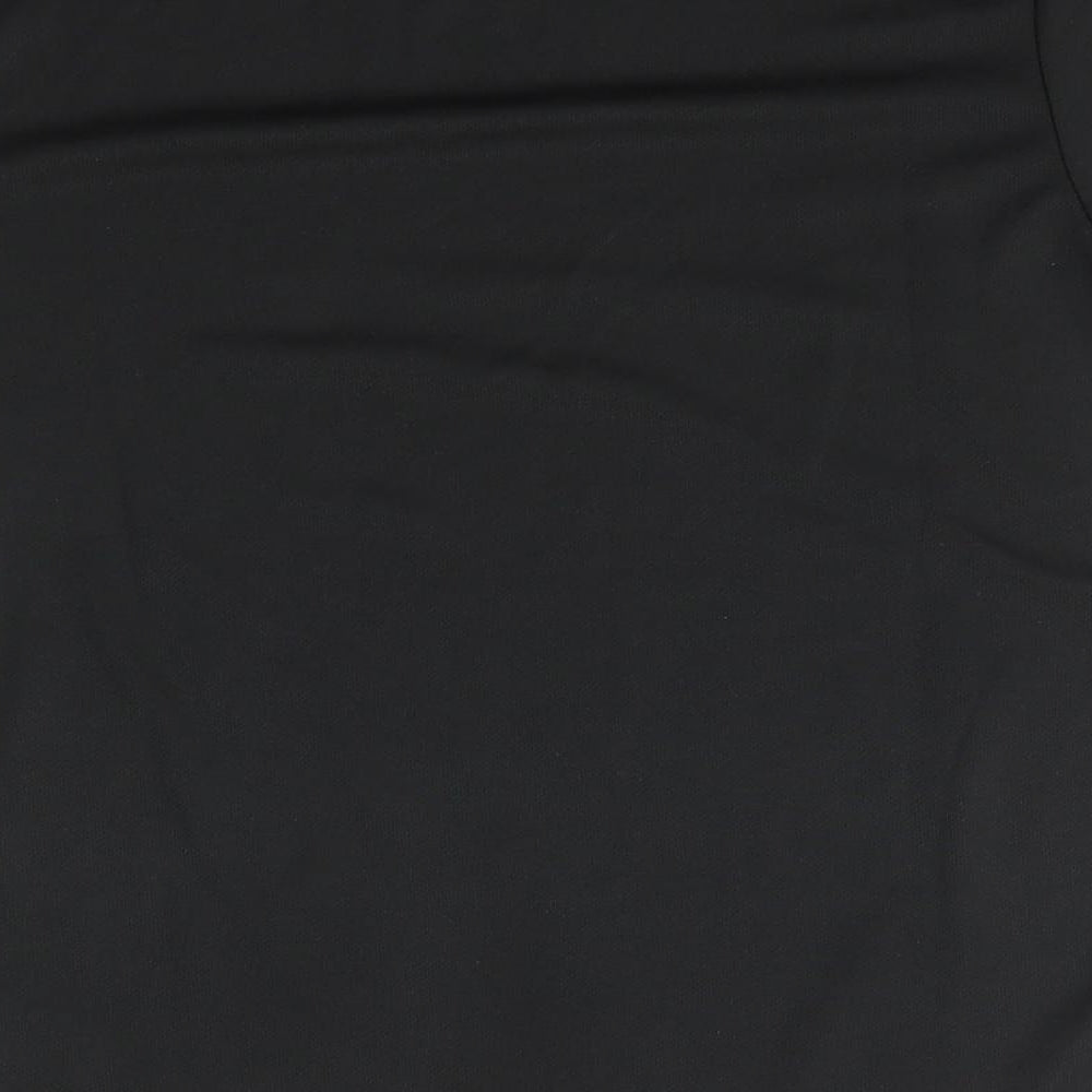 Awdis Boys Black   Basic T-Shirt Size 10-11 Years