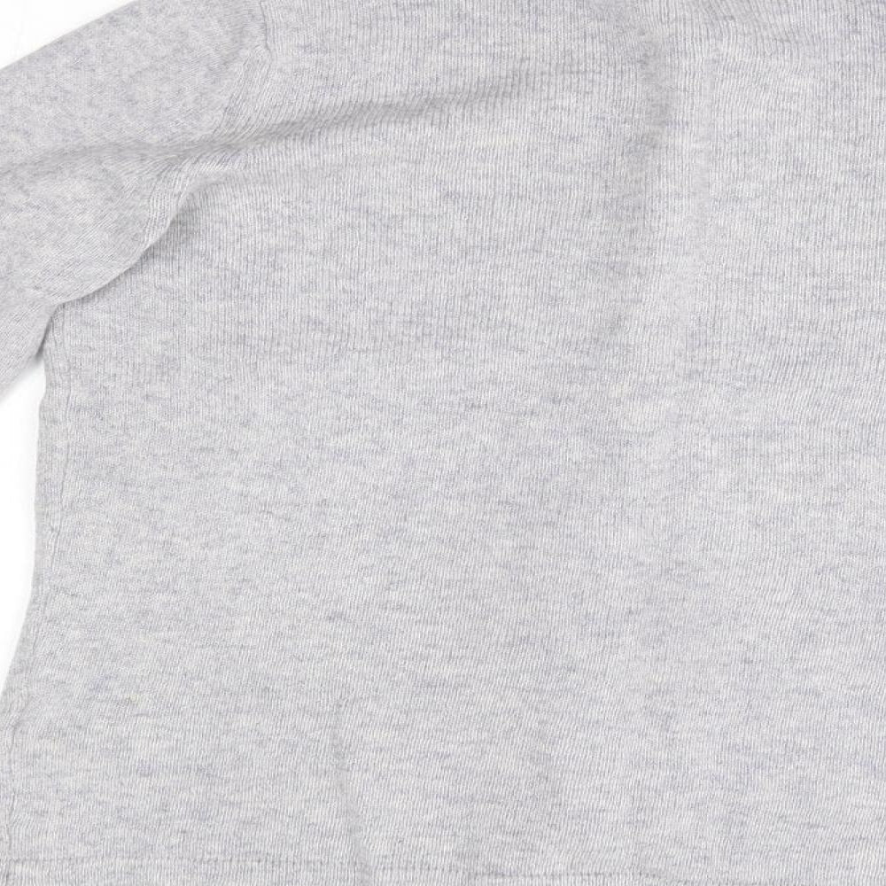 M&S Womens Grey   Cardigan Jumper Size 12