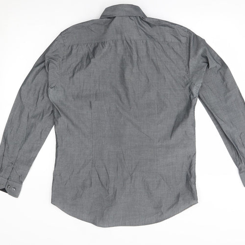 George Mens Grey    Button-Up Size 16