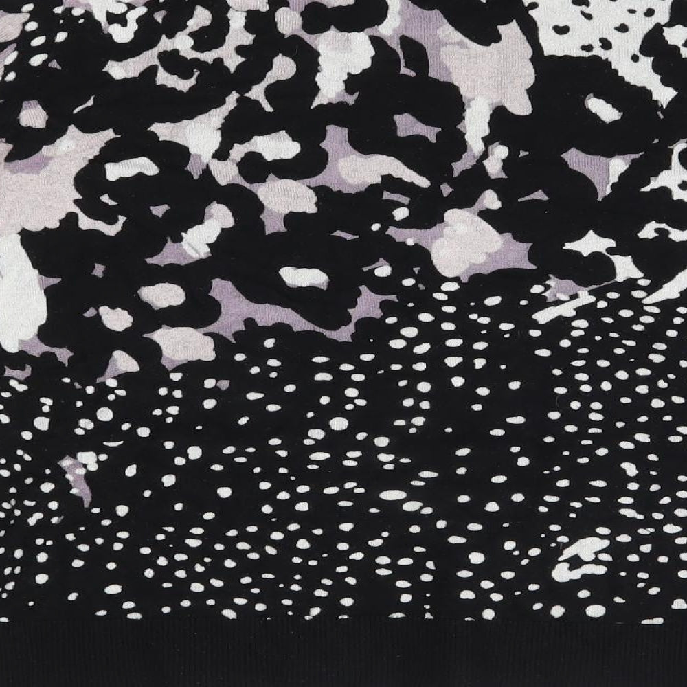 NEXT Womens Black Animal Print  Pullover Jumper Size 12