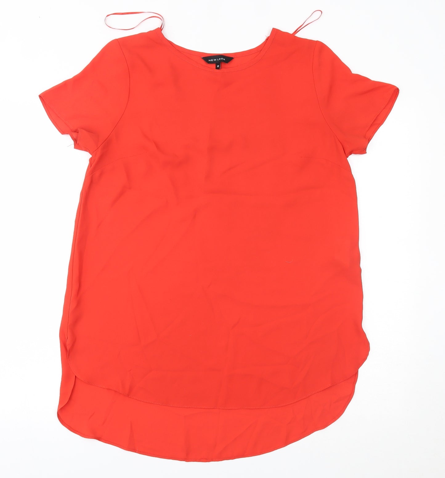 New Look Womens Orange   Basic Blouse Size 12