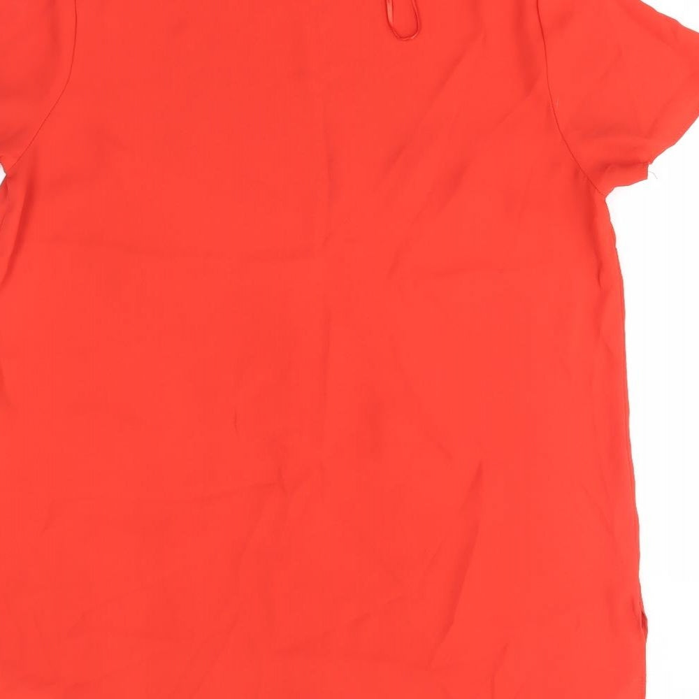 New Look Womens Orange   Basic Blouse Size 12