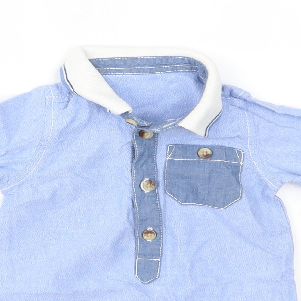 Matalan Boys Blue   Babygrow One-Piece Size 0-3 Months