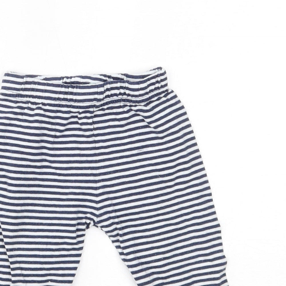lily & sid Baby Blue Striped   Pyjama Pants Size 6-9 Months