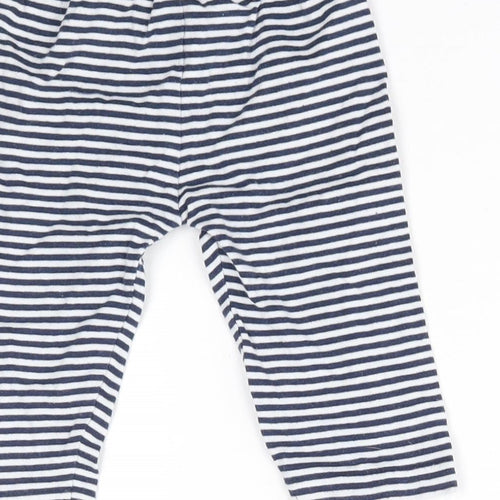 lily & sid Baby Blue Striped   Pyjama Pants Size 6-9 Months